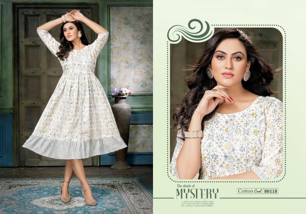 Mayra Cotton Cool Fancy Long Cambric Anarkali Kurti Collection